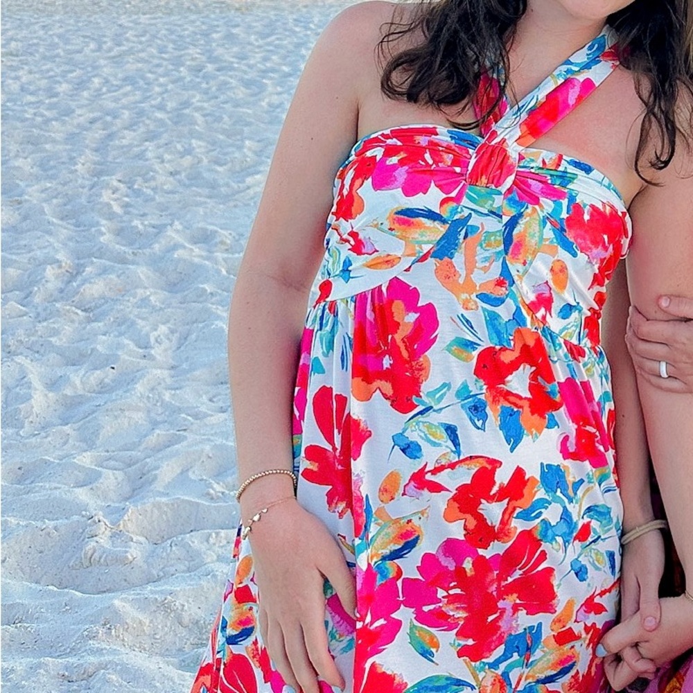 Amazon Women's Floral Maxi Dress - Multicolor